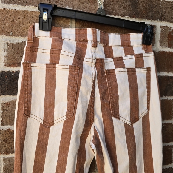 Saints And Hearts Striped Flare Jeans - Picture 12 of 15